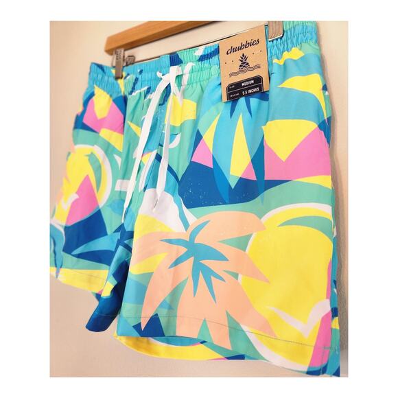 NEW Chubbies 'The Wave Dashers' Swim Trunks 5.5" Inseam size Small - Picture 5 of 8